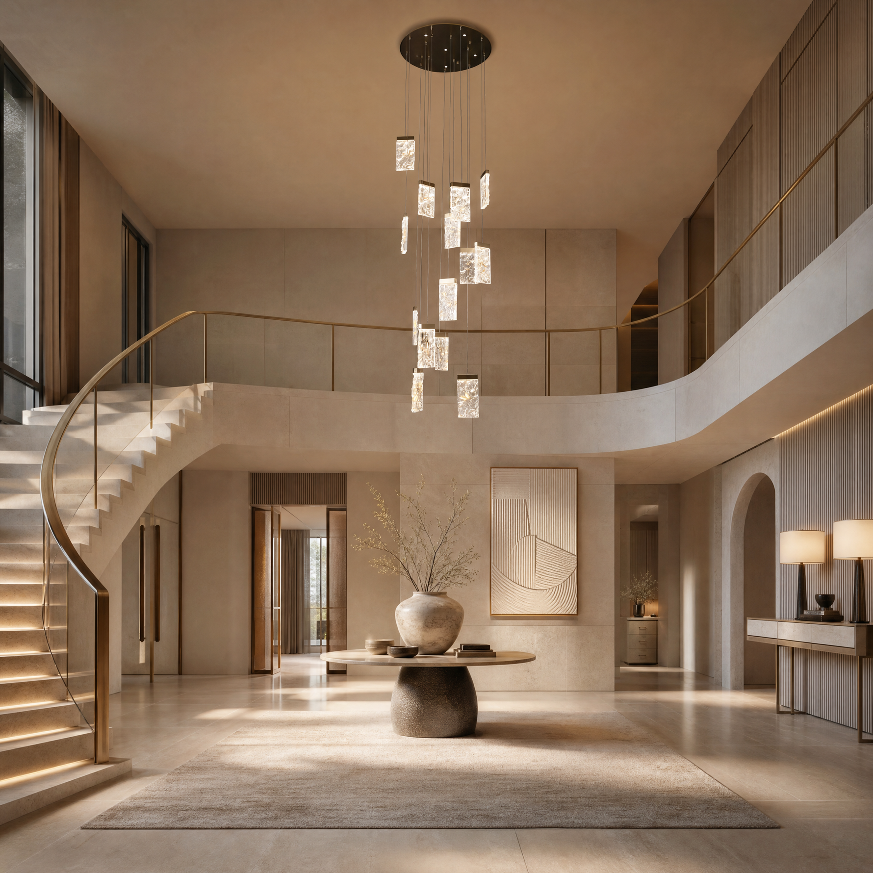 Picturesque Modern Multi-Tier Cluster Chandelier