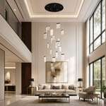 Picturesque Modern Sculptural Pendant Light