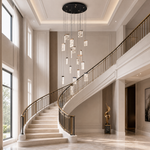 Picturesque Modern Sculptural Pendant Light