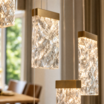 Picturesque Modern Sculptural Pendant Light