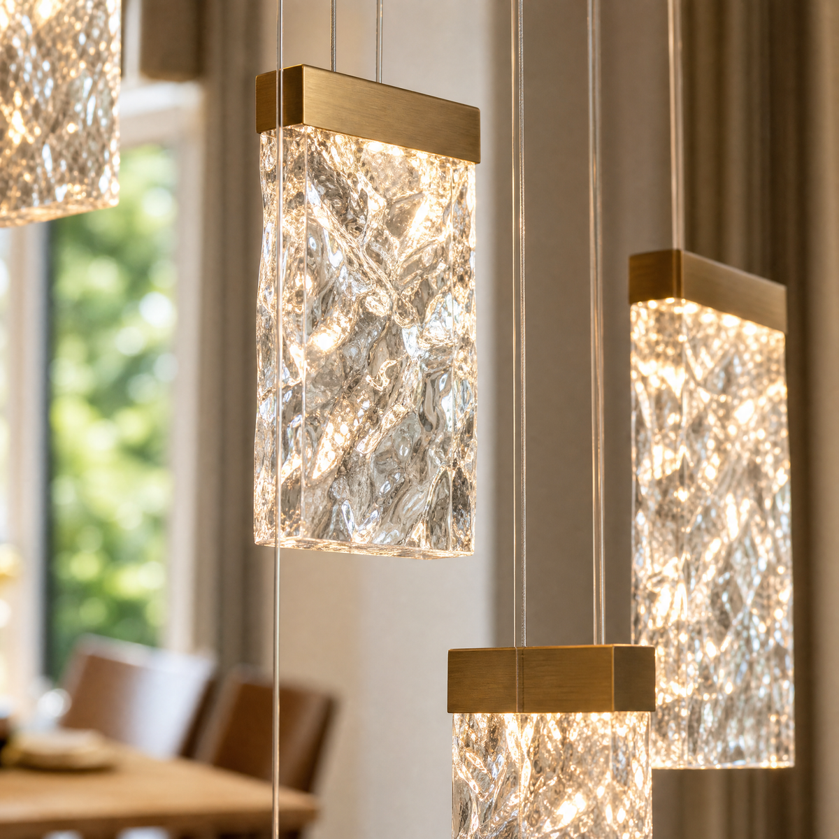 Picturesque Modern Sculptural Pendant Light