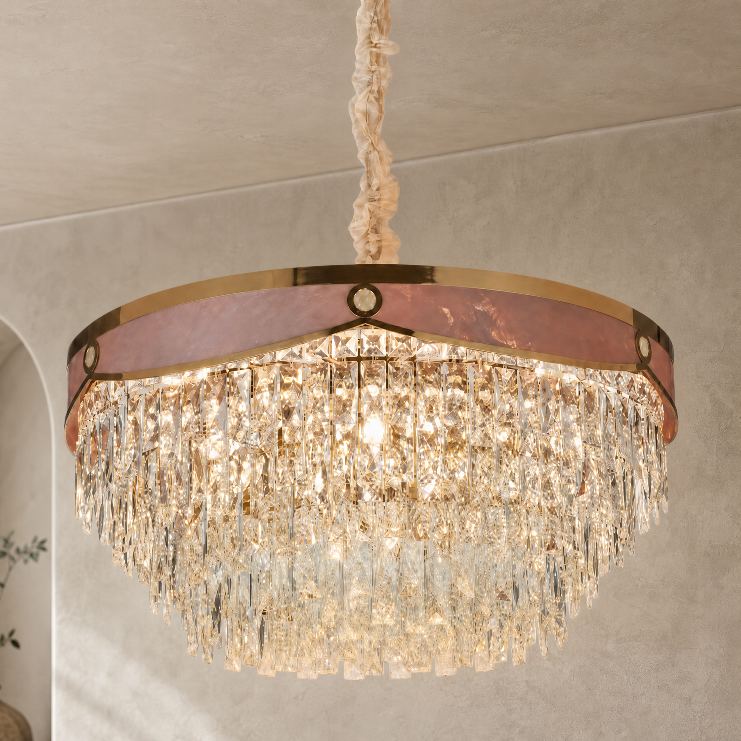 Pietra Crystal Chandelier