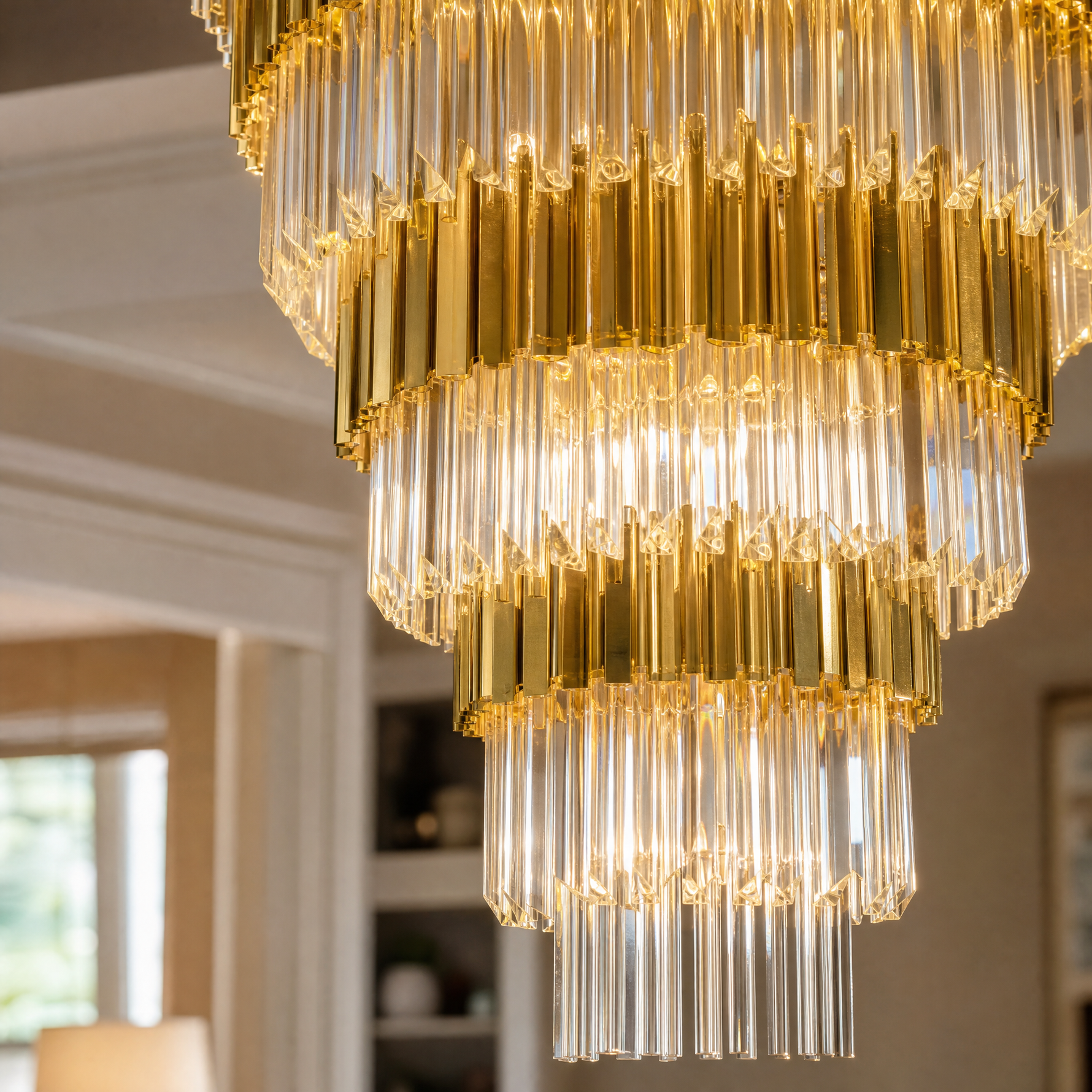 Pioggia Crystal Chandelier