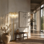 Plastic-Ginkgo Leaf Pendant Light 1500 - Gold
