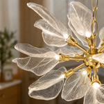 Platinum Leaf Chandelier L1000 - Gold (New Color)
