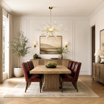 Platinum Leaf Chandelier L1000 - Gold (New Color)