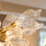 Platinum Leaf Chandelier L1000 - Gold (New Color)