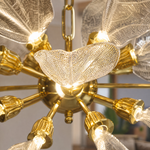 Platinum Leaf Chandelier L1000 - Gold (New Color)