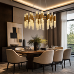 Pomello Brass Chandelier