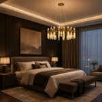 Pomello Brass Halo Chandelier