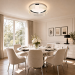 Prismata Crystal Modern Crystal Flush Mount Ceiling Light