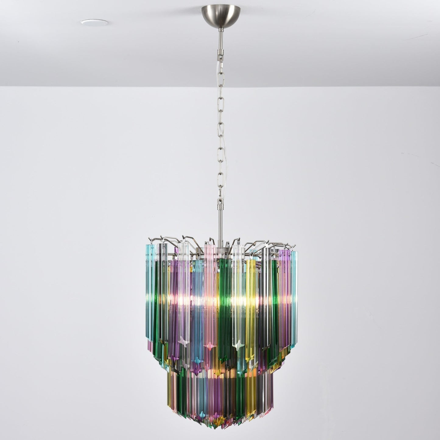 Prismatic Murano Colorful Chandelier - YIOSI