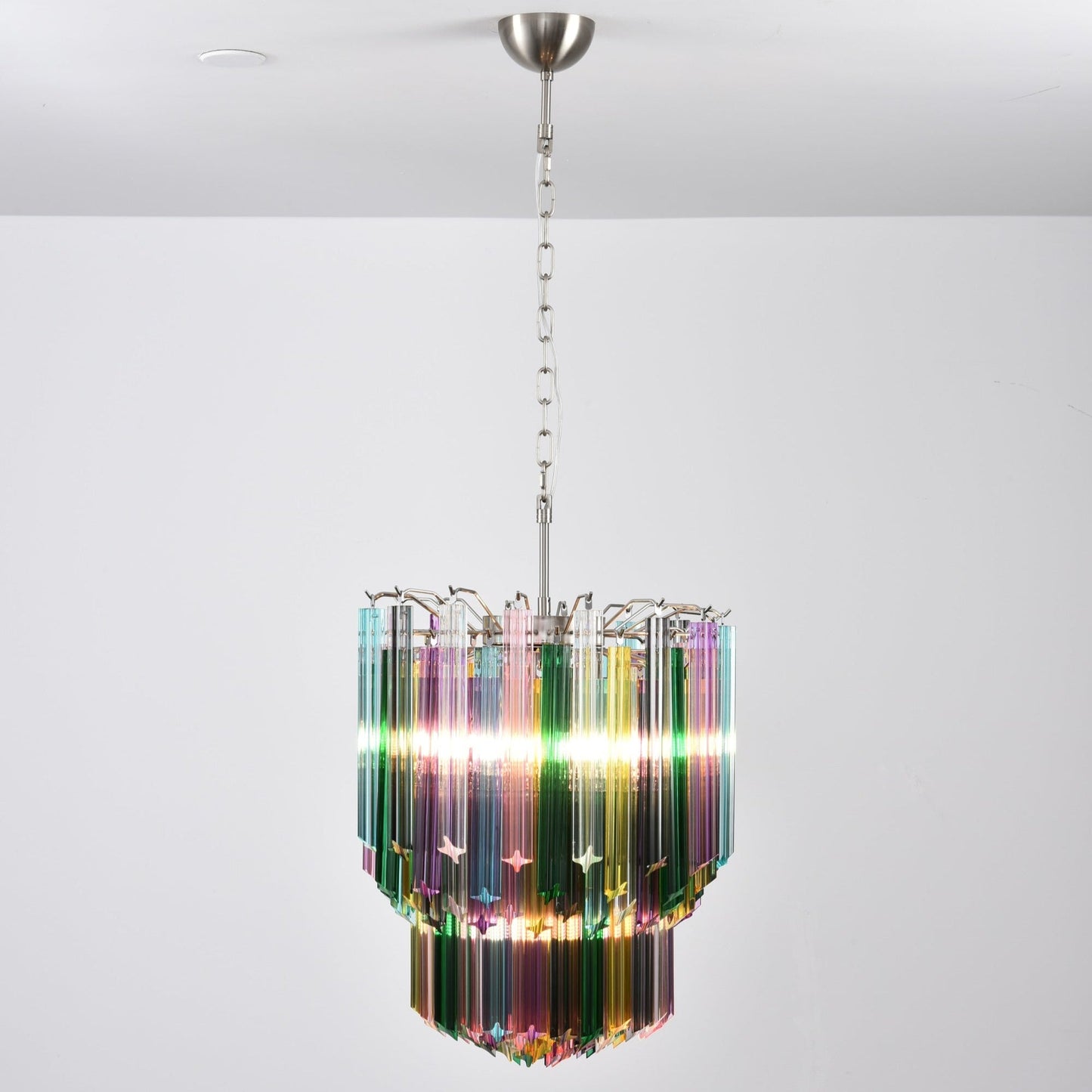 Prismatic Murano Colorful Chandelier - YIOSI