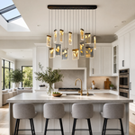 Purple Mountain Modern Linear Dining Pendant Light