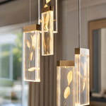 Purple Mountain Modern Multi-Tier Cluster Chandelier