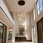 Purple Mountain Modern Sculptural Pendant Light