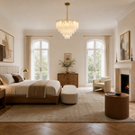 Quadro Glass Rod Chandelier