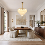 Quadro Glass Rod Chandelier