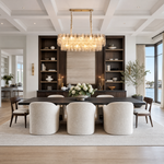 Quadro Glass Rod Linear Chandelier