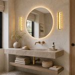 Quartz Linear Glass Wall Sconce 23"