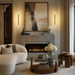 Quartz Linear Glass Wall Sconce 23"