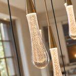 Raindrop 19-Light Round Chandelier 23.6"D