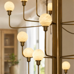 Ramo Alabaster Foyer Large Chandelier