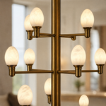 Ramo Brass Living Room Chandelier