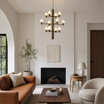 Ramo Brass Living Room Chandelier