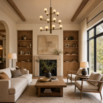 Ramo Modern Large Alabaster Globe Chandelier