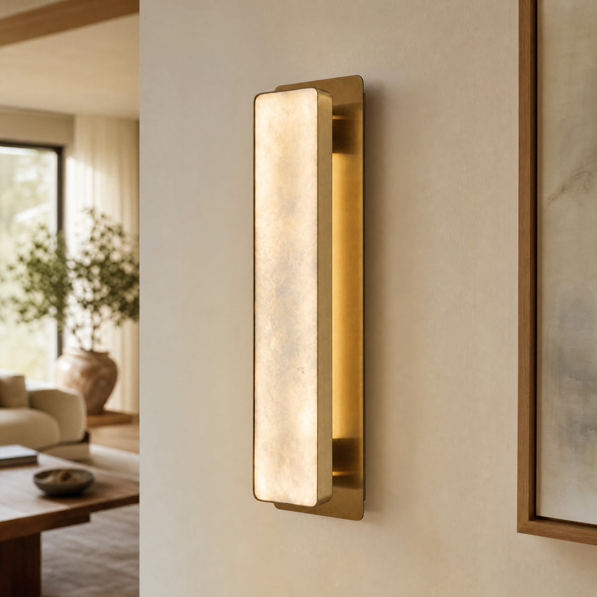 Rect Plate Wall Sconce