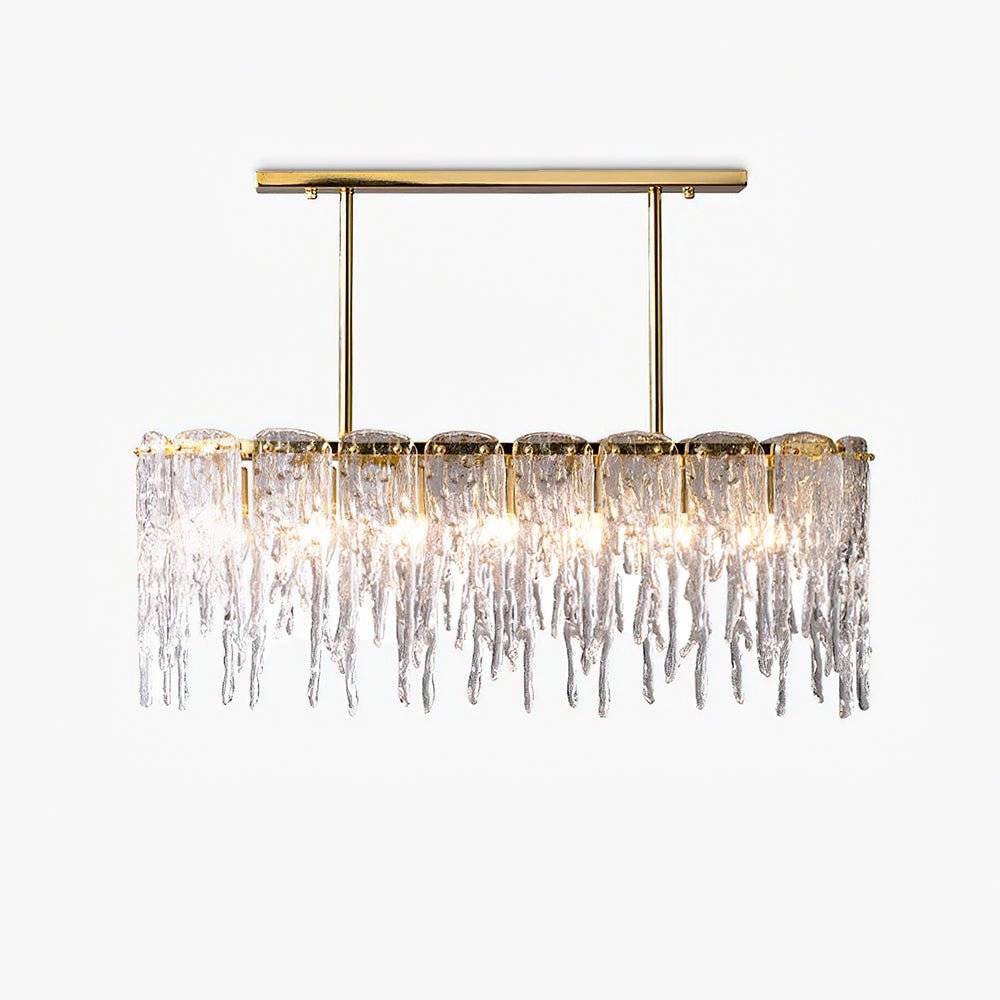 Rectangular Icicle Glass Chandelier - YIOSI