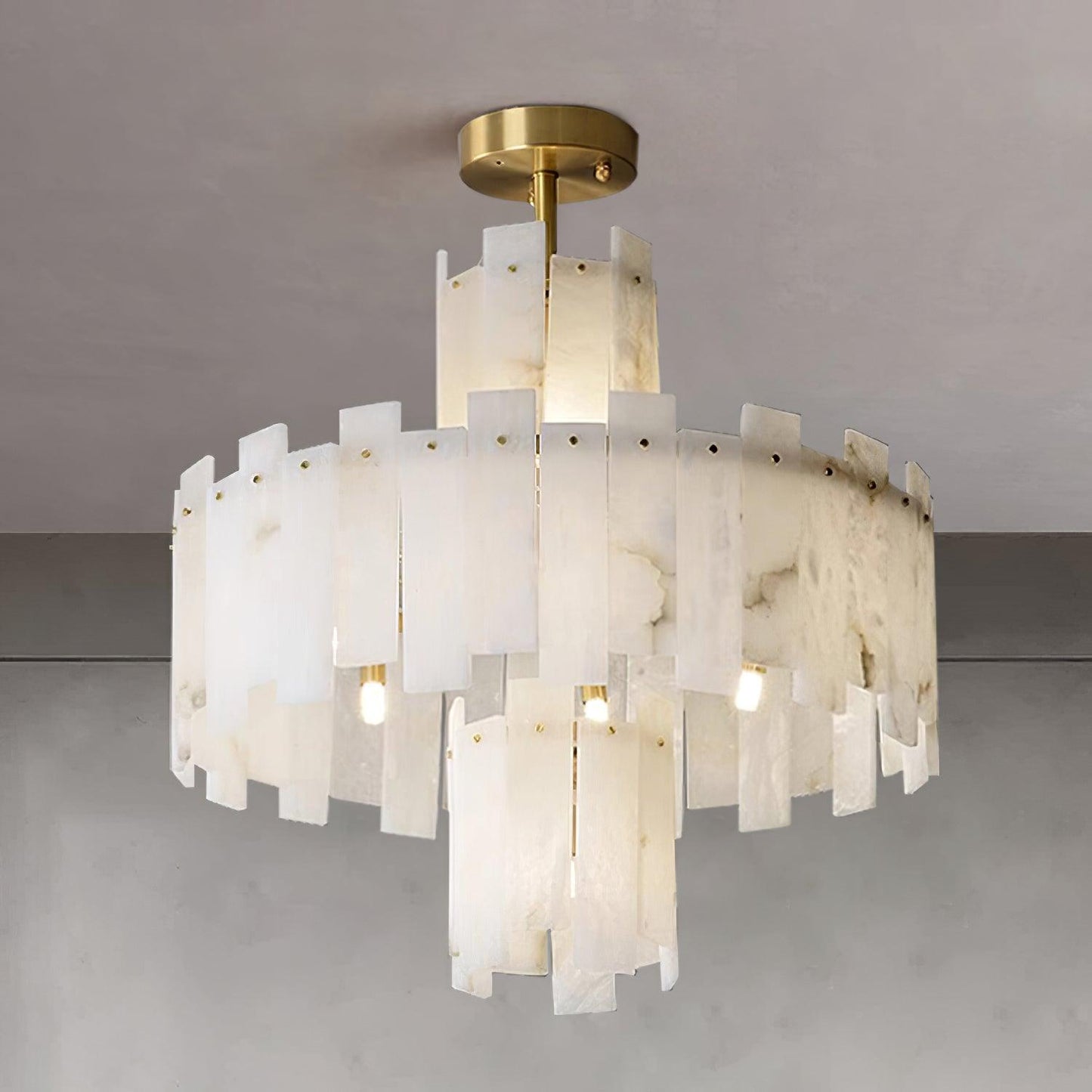 Regina Alabaster Chandelier - YIOSI