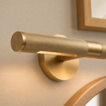 Ribbed Vanity Light 19 Inch Single - Copper