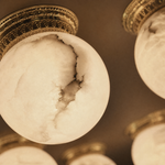 Ring Orb Ceiling Alabaster