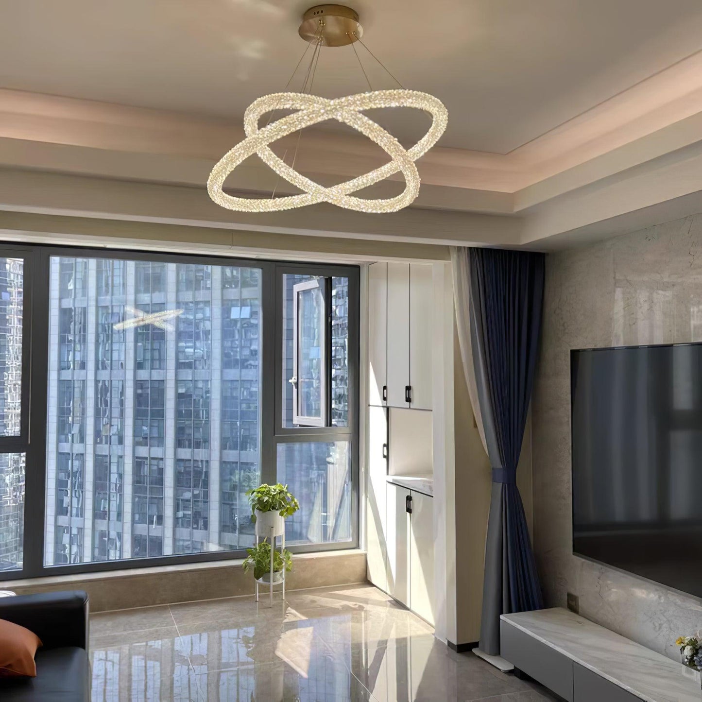 Ring Crystal Chandeliers - YIOSI