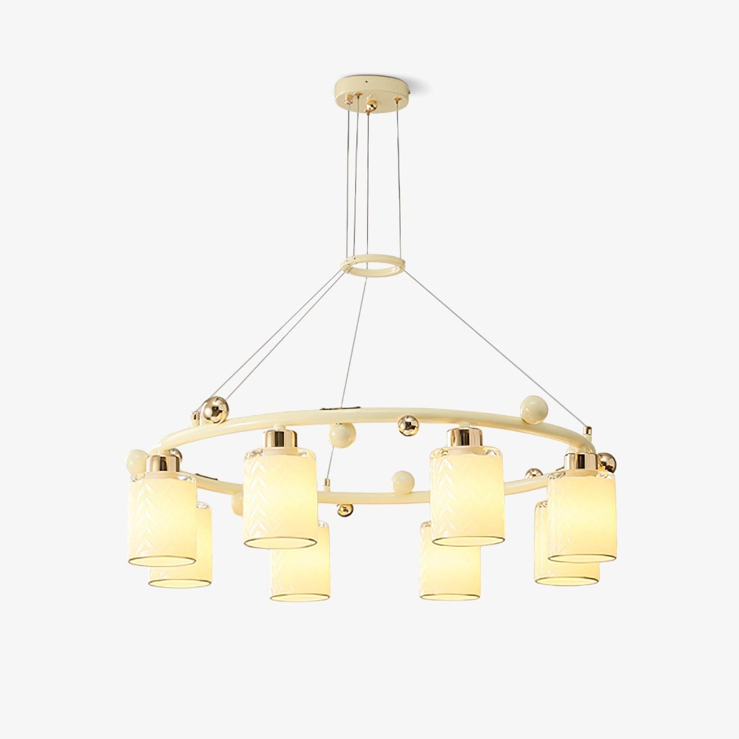 Ring Glass Cup Chandelier - YIOSI