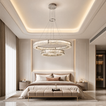 Roccia Stone Crystal Duo Chandelier