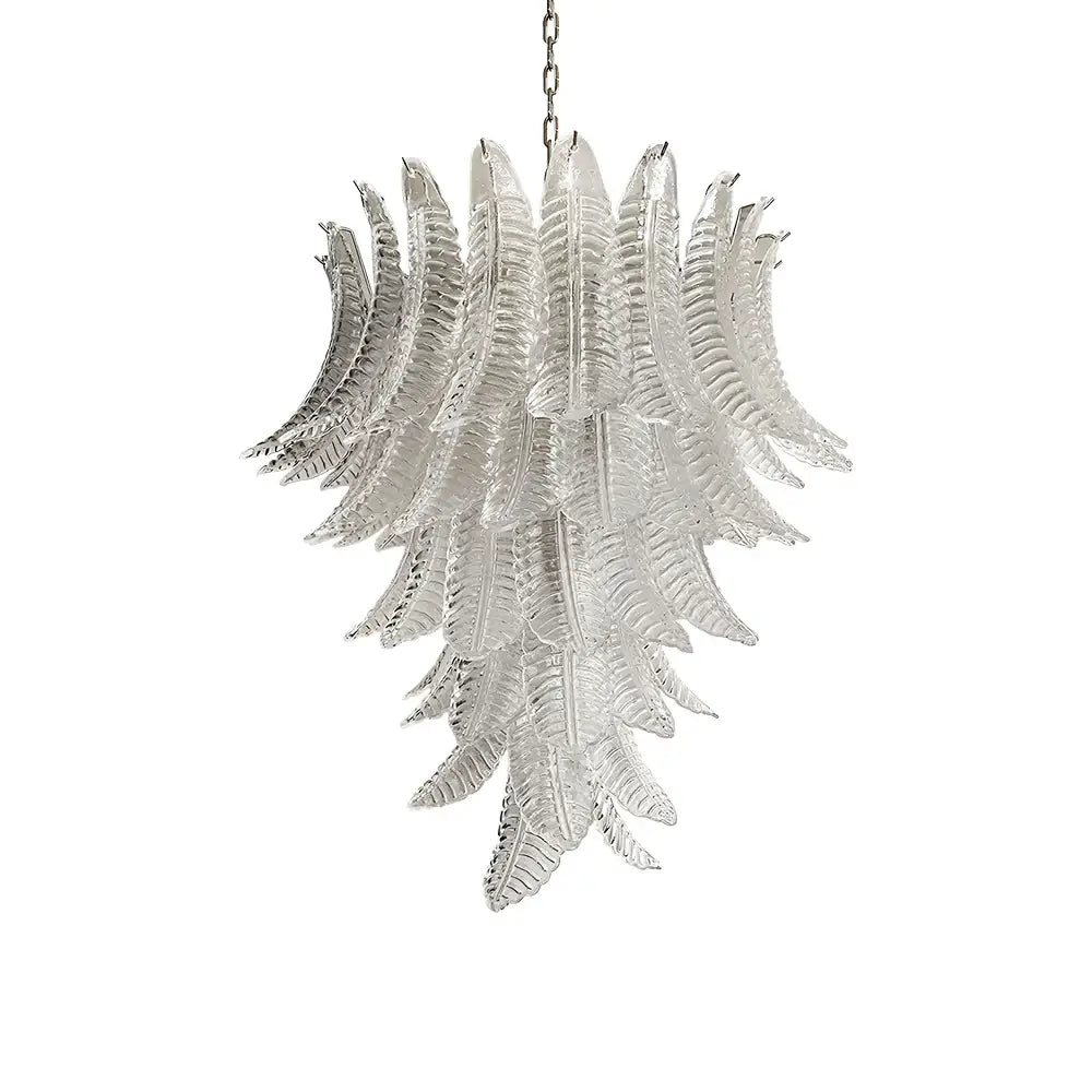 Rosalind Murano Clear Glass Chandelier - YIOSI