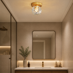Round Golden Crystal Island Chandelier-1000
