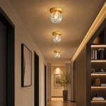 Round Golden Crystal Island Chandelier-1000