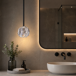 Round Golden Crystal Island Chandelier-500