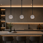 Round Golden Crystal Island Chandelier-500