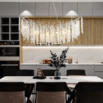 Round Golden Crystal Island Pendant Light-800