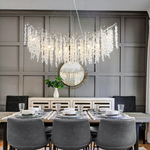 Round Golden Crystal Island Pendant Light-800