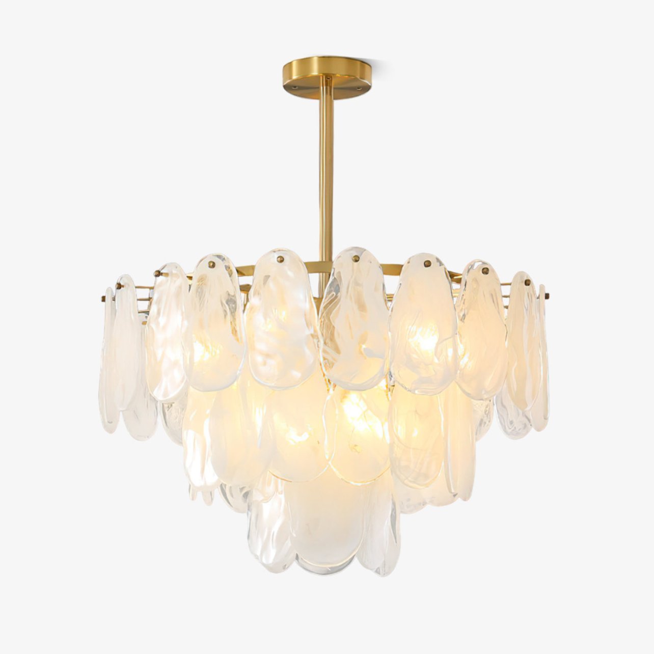 Round Cloud Glass Chandelier - YIOSI