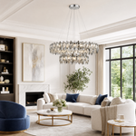 Rugiada Crystal Duo Chandelier
