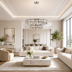 Rugiada Crystal Duo Chandelier