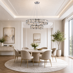 Rugiada Crystal Duo Chandelier