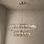 Rugiada Crystal Duo Chandelier